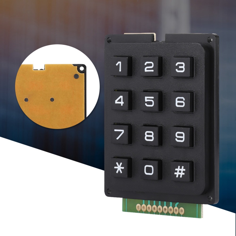 Diy Electronics Uk - Praktische toetsenbordmodules met 12 toetsen, 3x4
