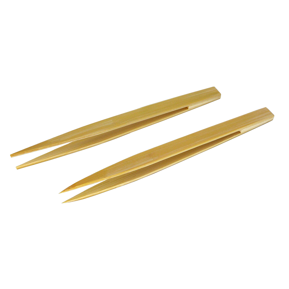 Diy Electronics Art - 2 Stuks Anti-Statische Pincet, Wees Bamboe