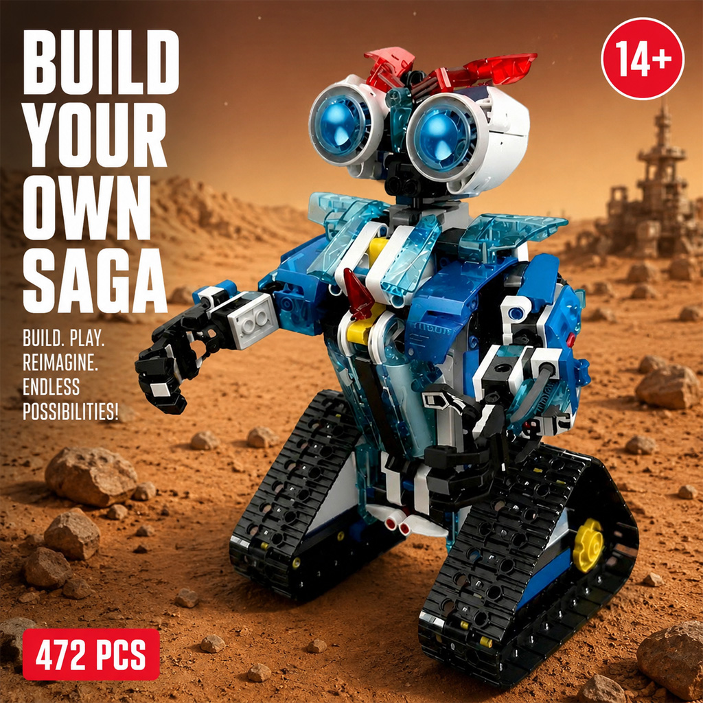 Diy Electronics India - 476PCS Mini Robot Bouwsteenset Creatief Speelgoed