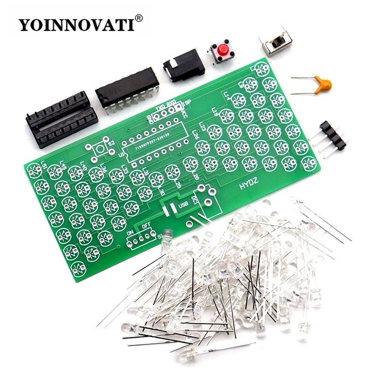 Diy Electronics Projects For Beginners - LED-zandloper leerkit - STC microcontroller doe-het-zelf