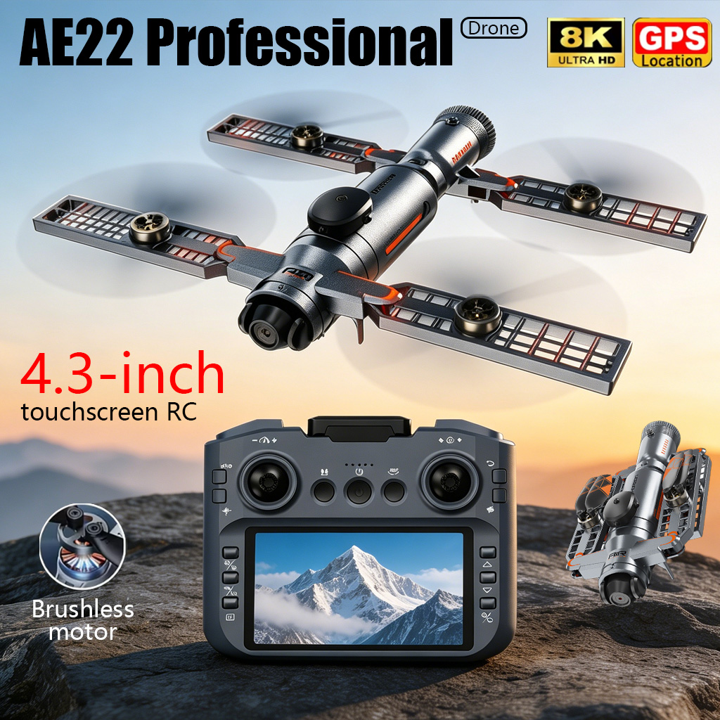 Diy Drone Electronics - Geüpgradede AE22 PRO MAX Opvouwbare Drone
