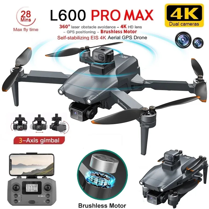 Diy Drone Electronics - L600 PRO MAX GPS Drone Professionele