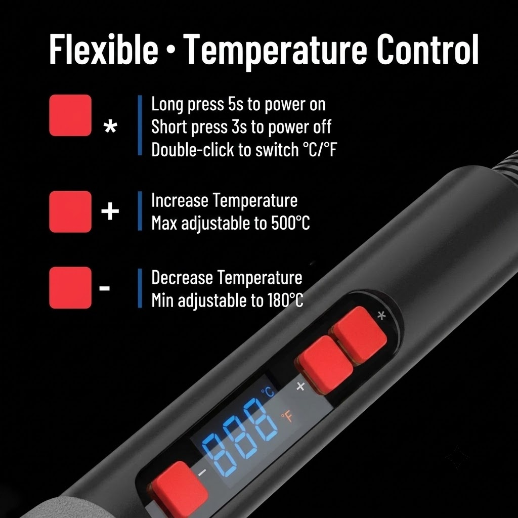 Instelbare Temperatuur Soldeer - Diy Electronics Uk recensie en prijs