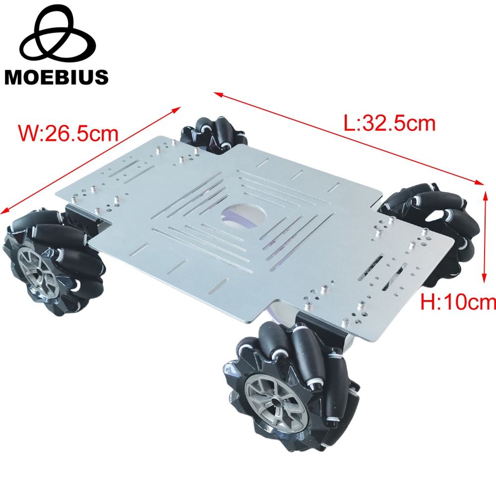 25KG Belasting 4WD Mecanum Wie - Diy Robot Electronics Kit recensie en prijs