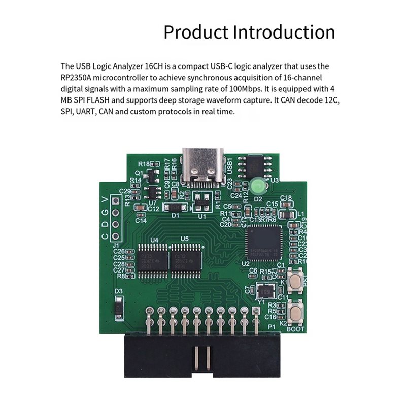AAAF RP2350A Microcontroller 1 - Logic Analyzer Usb recensie en prijs