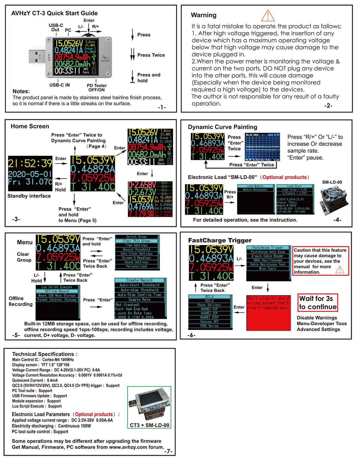 AVHzY USB 3.1 Vermogensmeter D - Logic Analyzer Usb recensie en prijs