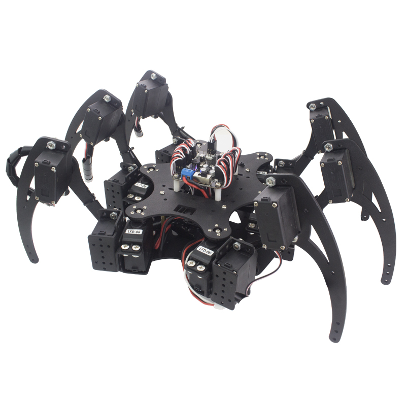 18 DOF Aluminium Hexapod Spide - Diy Robot Electronics Kit recensie en prijs