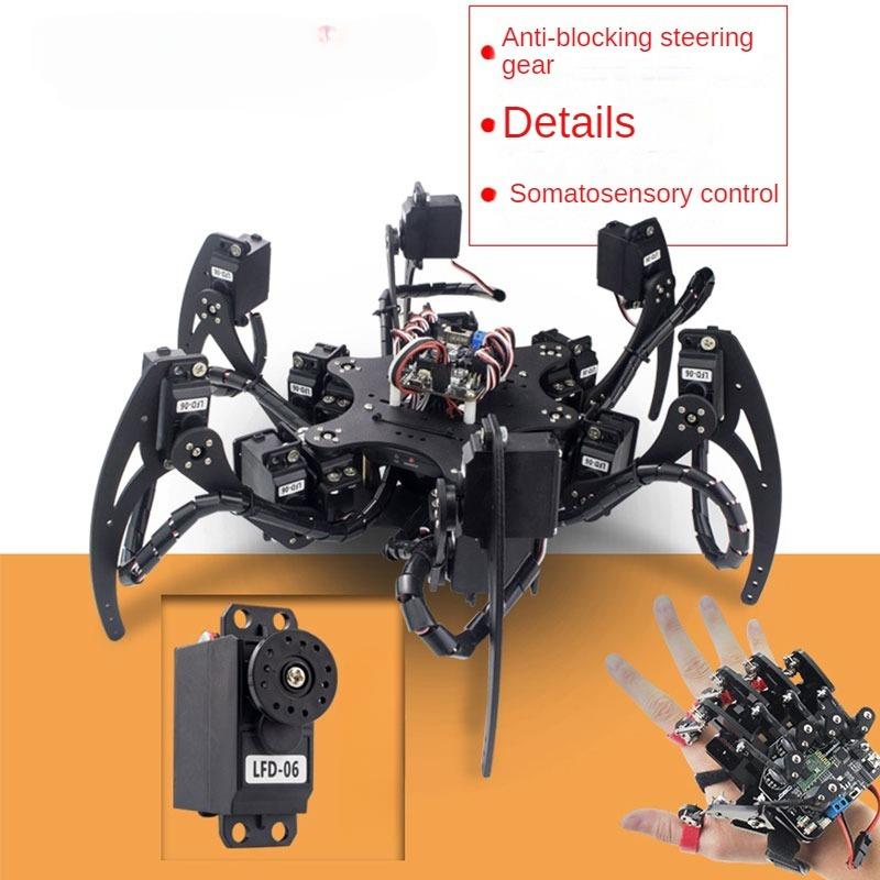 18 DOF Aluminium Hexapod Spide - Diy Robot Electronics Kit recensie en prijs
