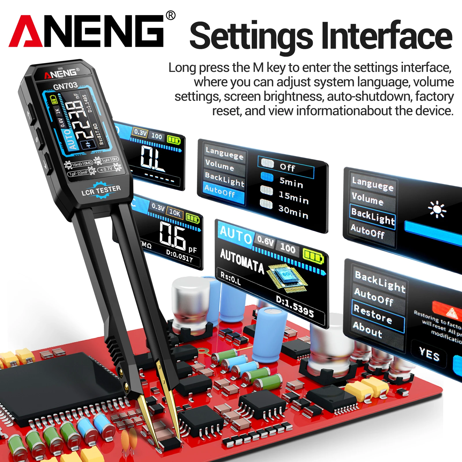 ANENG GN703 USB Oplaadbare Dra - Logic Analyzer Usb recensie en prijs