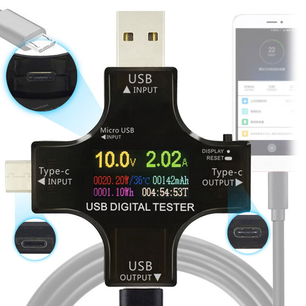 USB-tester Type-C PD Kleur Dig - Logic Analyzer Usb recensie en prijs