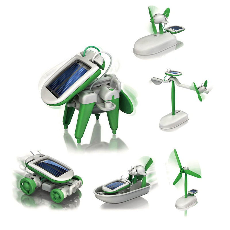 6-in-1 zonne-energie robotkit  - Diy Robot Electronics Kit recensie en prijs