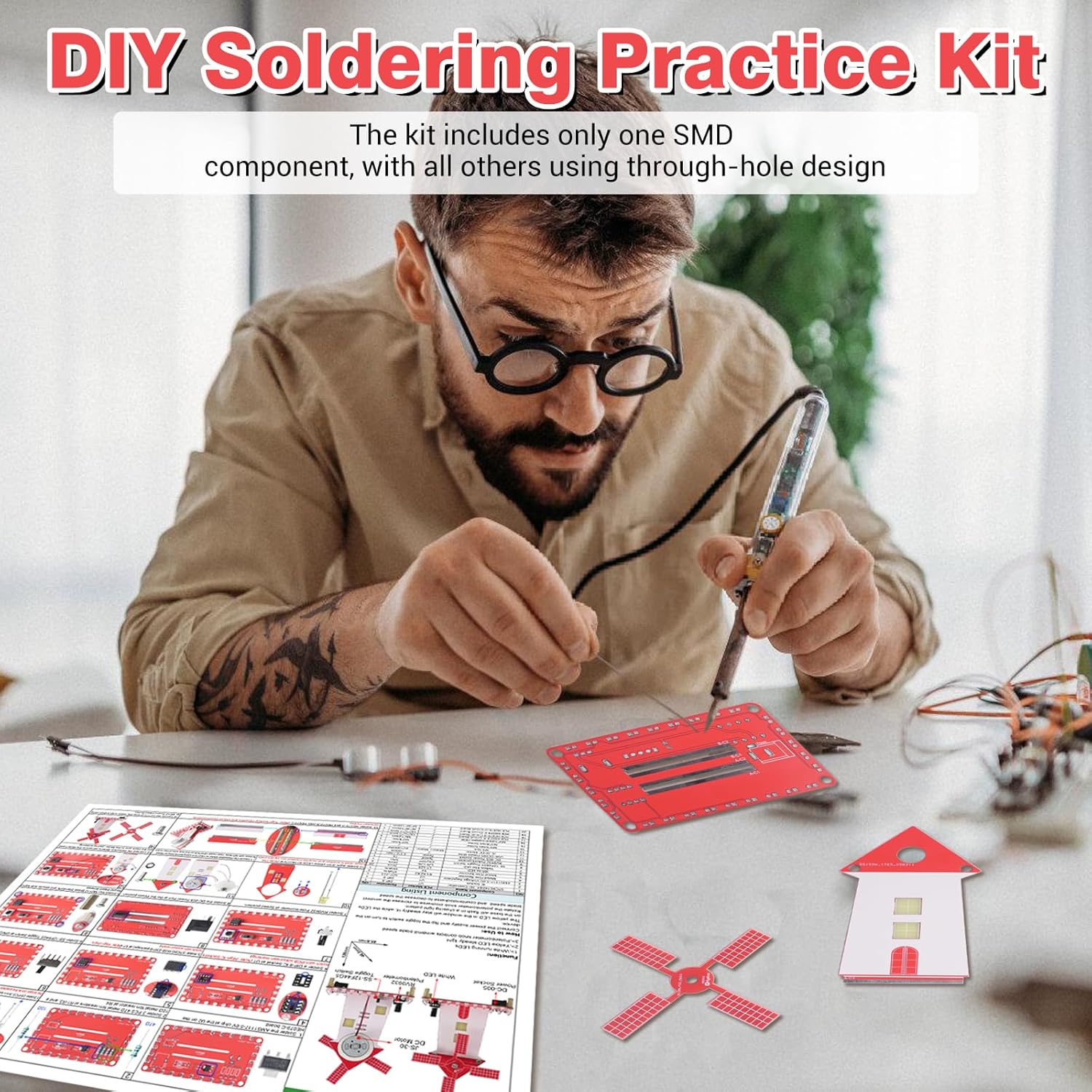 DIY windmolen soldeeroefenset  - Diy Electronics Projects For Beginners recensie en prijs
