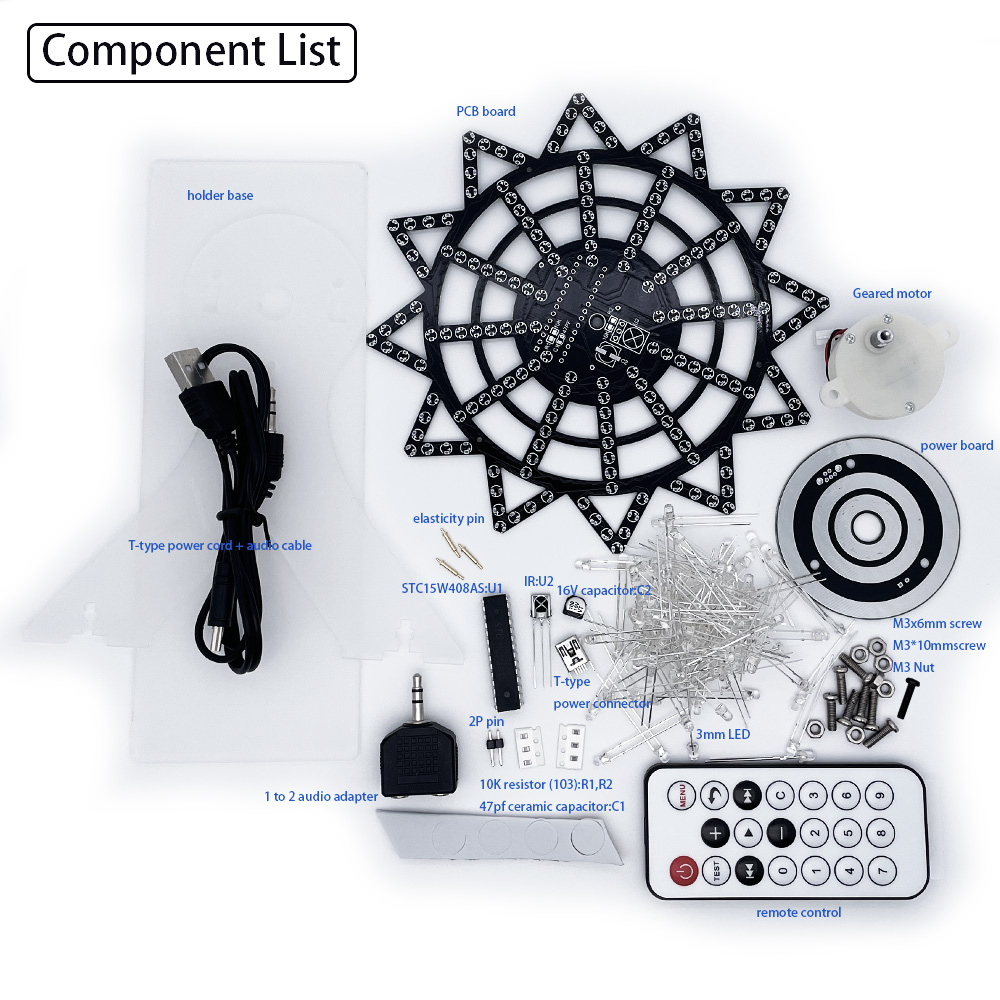 DIY elektronische kit LED rote - Diy Electronics India recensie en prijs