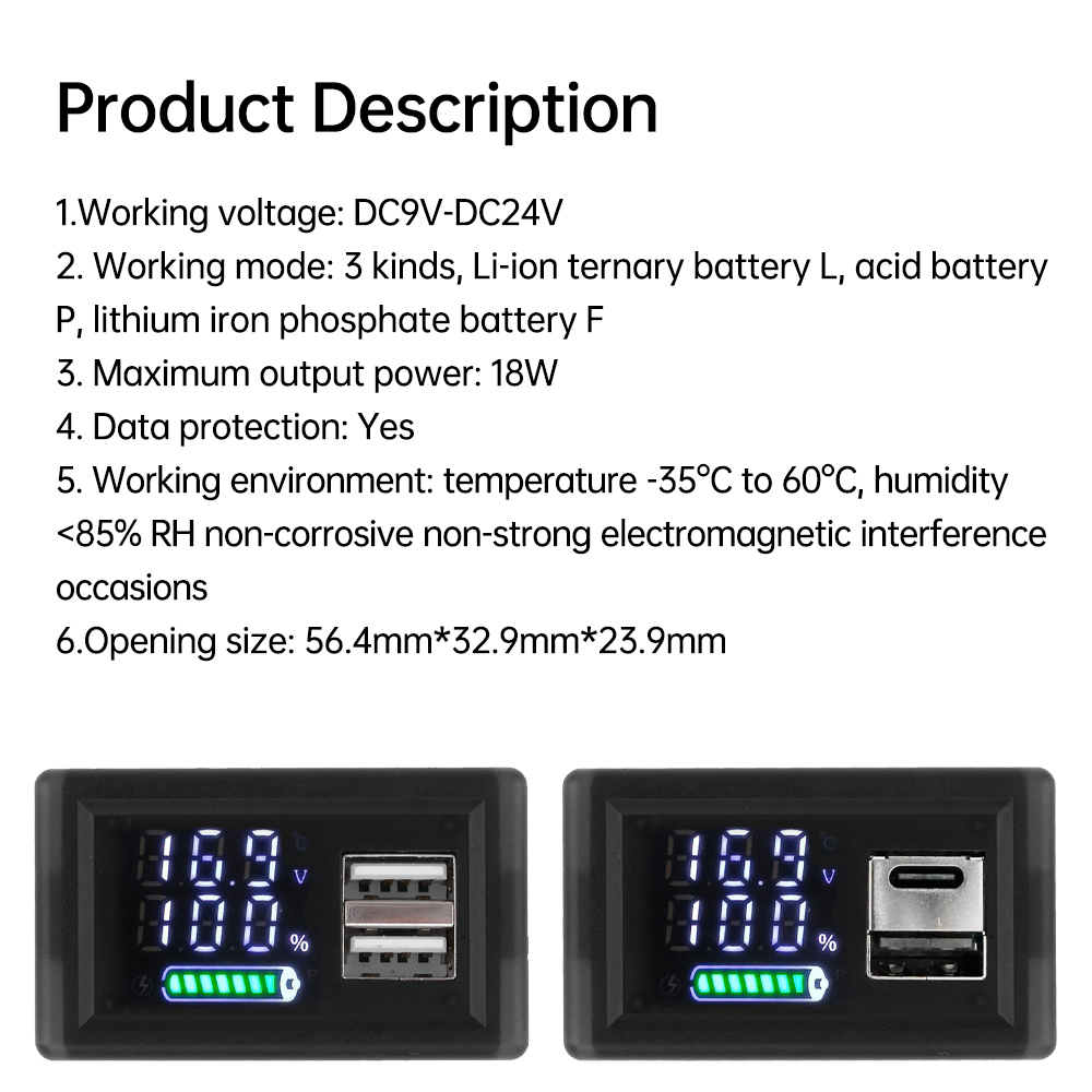USB + Type-C/Dual USB 9V 12V 2 - Logic Analyzer Usb recensie en prijs